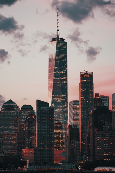灯光城市景观